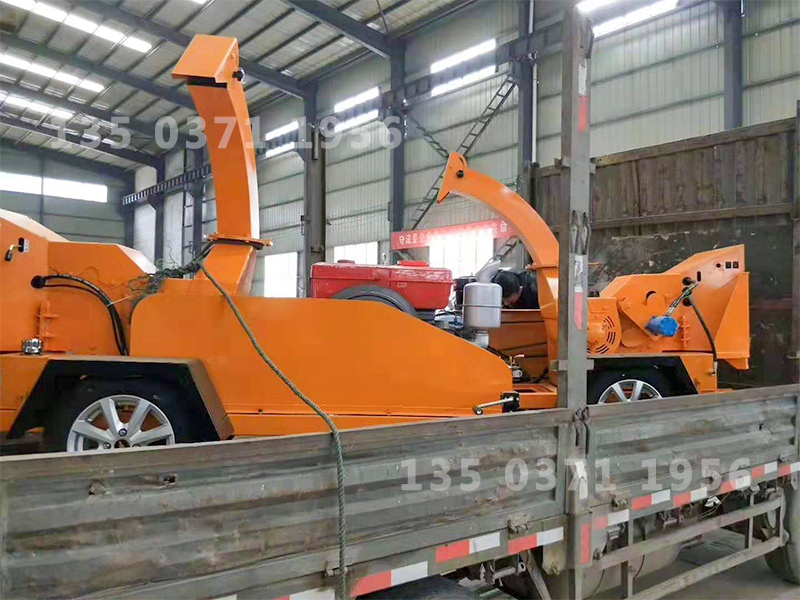 德州市柴油移動樹枝粉碎機